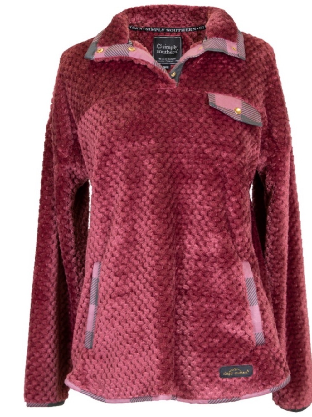 Simply Southern Pullover Plum Fleece